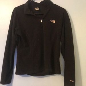 Black North Face Quarter Zip Jacket
